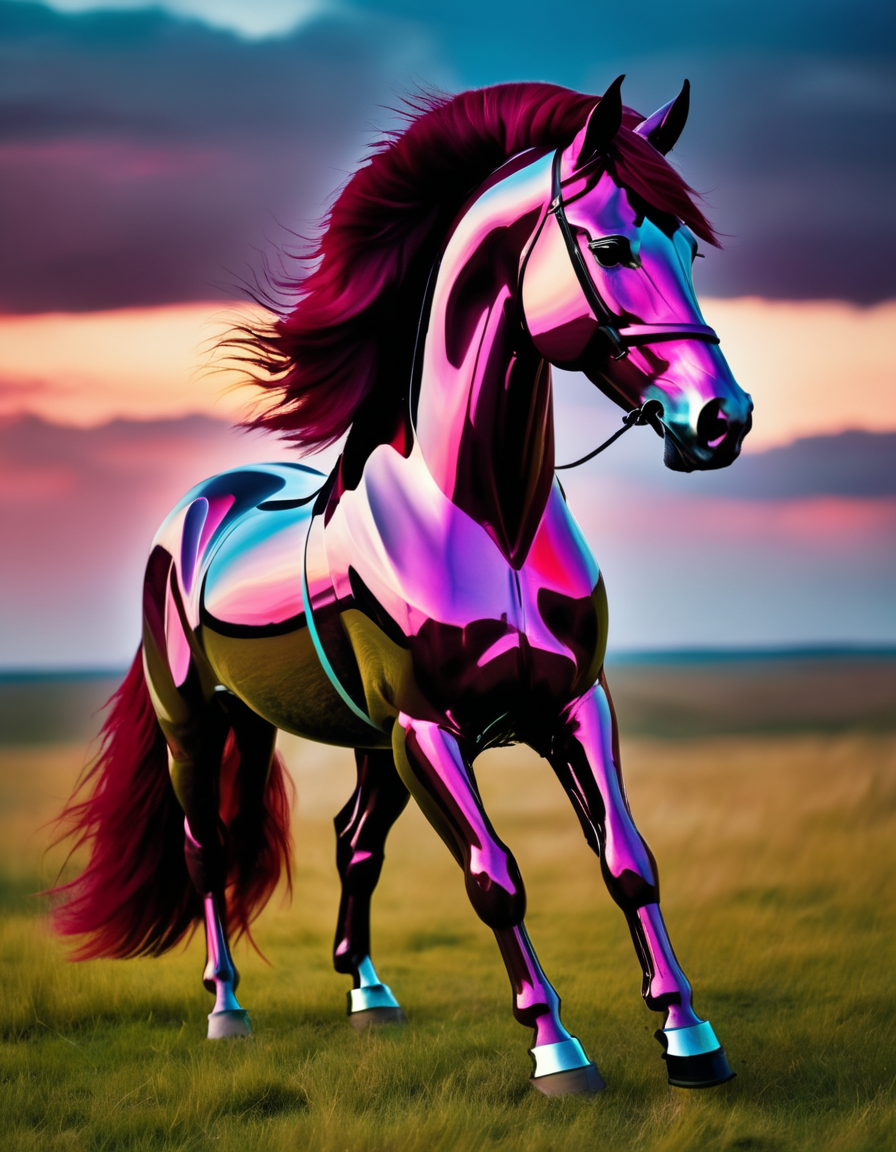 PWRBshowcase231106232027_A digital horse with maroon red fur standing on a _00276_.png